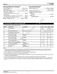 SY58052UMG TR Datasheet Page 3