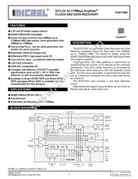 SY87700VSC Cover