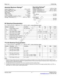 SY88313BLMG-TR Datasheet Page 4