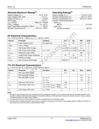 SY88343HLMG-TR Datasheet Page 3