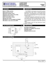 SY88902KC-TR Datasheet Cover