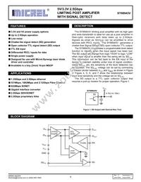 SY88943VKC-TR Cover