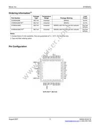 SY89540UMG TR Datasheet Page 3