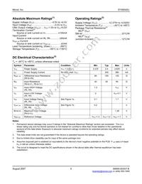 SY89540UMG TR Datasheet Page 6