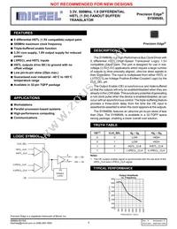 SY89808LTG-TR Datasheet Cover