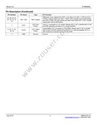 SY89809ALTZ-TR Datasheet Page 3