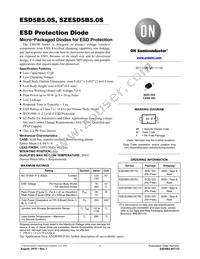 SZESD5B5.0ST5G Datasheet Cover