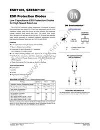 SZESD7102BT1G Datasheet Cover