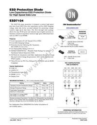 SZESD7104MUTAG Datasheet Cover