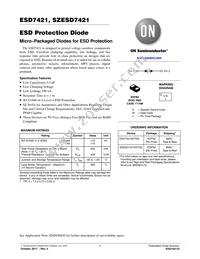 SZESD7421N2T5G Datasheet Cover