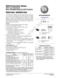 SZESD7462N2T5G Datasheet Cover