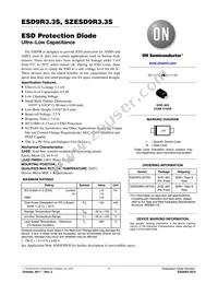 SZESD9R3.3ST5G Datasheet Cover