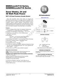 SZMMBZ4252T1G Datasheet Cover