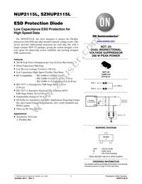 SZNUP2115LT1G Datasheet Cover