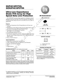 SZNUP4016P5T5G Datasheet Cover