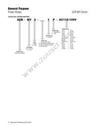 SZR-MY4-N1-DC12V Datasheet Page 6