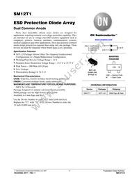 SZSM12T1G Datasheet Cover