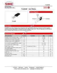 T1235H8F Datasheet Cover