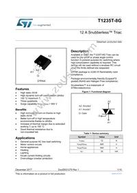 T1235T-8G-TR Datasheet Cover