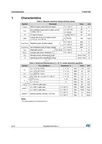 T1235T-8G-TR Datasheet Page 2