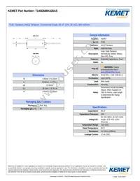 T140D686K035AS Datasheet Cover