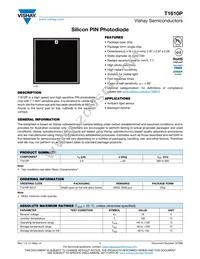 T1610P-SD-F Datasheet Cover