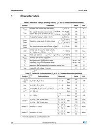 T1610T-8FP Datasheet Page 2