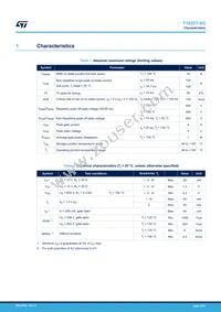 T1620T-8G-TR Datasheet Page 2