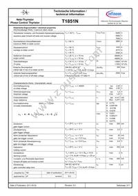 T1851N60TOHXPSA1 Datasheet Page 2