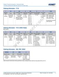 T212B106K020CS Datasheet Page 2