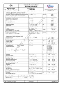 T2871N80TOHXPSA1 Datasheet Page 2