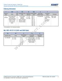 T322D685K035AT Datasheet Page 2