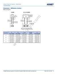 T330D476K025AS Datasheet Page 3