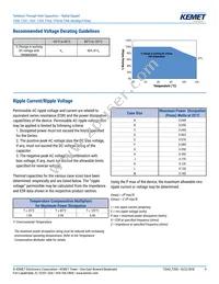 T355E106K025AT Datasheet Page 9