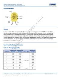 T355E106K025AT Datasheet Page 11