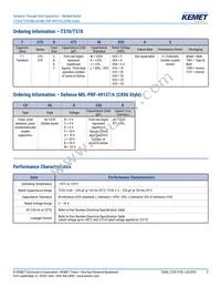 T378E106K025AS Datasheet Page 2