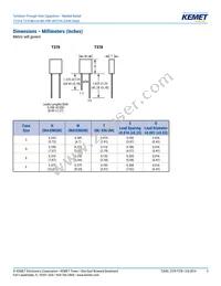 T378E106K025AS Datasheet Page 3