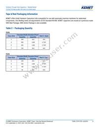 T378E106K025AS Datasheet Page 8