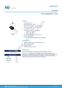 T4050-6PF Datasheet Cover