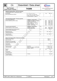 T430N12TOFXPSA1 Datasheet Page 2