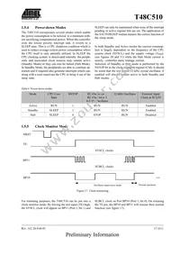 T48C510-ILQ Datasheet Page 17