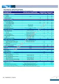 T48SR3R307NNFA Datasheet Page 2