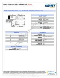 T491A104K035ZT7280 Datasheet Cover