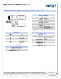 T491A154K035ZT Datasheet Cover