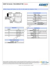 T491A156M010ZT7280 Cover