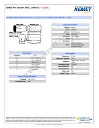 T491A224M035ZT Datasheet Cover