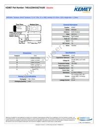 T491A225K016ZTAU00 Cover