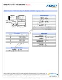 T491A225M035ZT Datasheet Cover