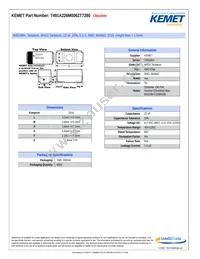 T491A226M006ZT7280 Cover