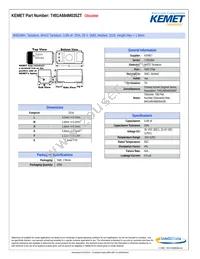 T491A684M035ZT Datasheet Cover